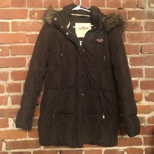 Hollister Long Puffy Coat